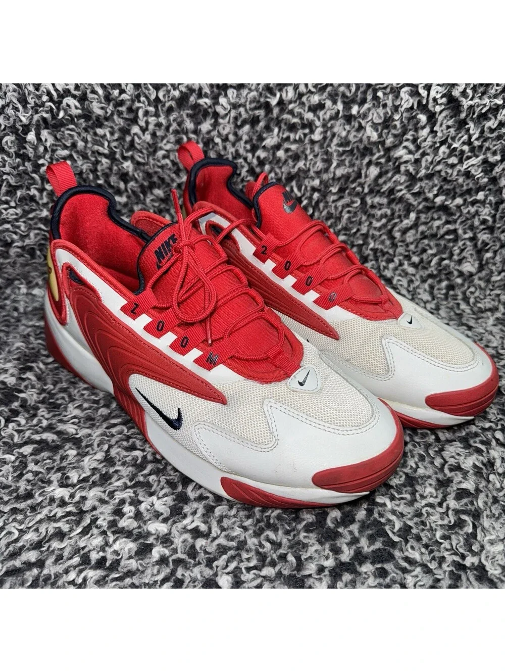 Nike Zoom Air 2K Men's Size 8.5 Athletic Red A00269-102 Basketball Running Shoes